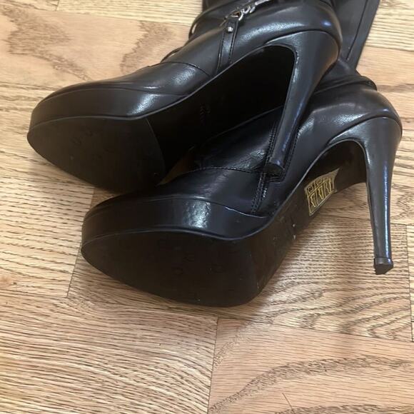 POLETTO KNEE HIGH LEATHER BOOTS SIZE 36 - Picture 5 of 8